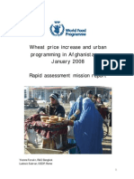 Wheat price increase and urban programming in Afghanistan, January 2008 - Rapid assessment mission report