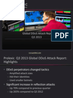Global DDoS Attack Trends: Q3 2013 - Presentation PDF