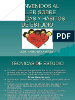 TALLER - TÉCNICAS Y HÁBITOS DE ESTUDIO