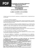 AUTOEVALUACIÓN derecho agrario