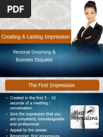 Download Personal Grooming  Business Etiquetteppt by MMM Training Solutions SN182257710 doc pdf