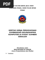 Kertas Kerja Mohon Sumbangan