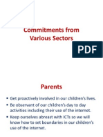 Sectoral Action Plans On Child Protection in The Cyberage