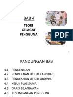 Nota Teori Gelagat Pengguna