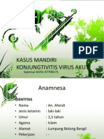 Kasus Mandiri Konjungtivitis Virus Akut