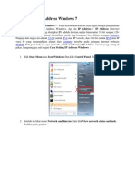 Cara Setting IP Address Windows 7 PDF