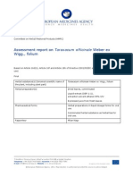 Assessment Report On Taraxacum