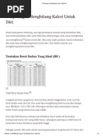 Download 3 Tips Bagus Menghitung Kalori Untuk Dietpdf by Solusi Diet SN182266544 doc pdf