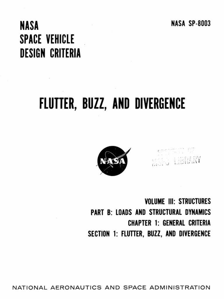 NASA Flutter, Buzz, and Divergence | PDF