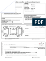 Contrat Location Vehicule Entre Particulier