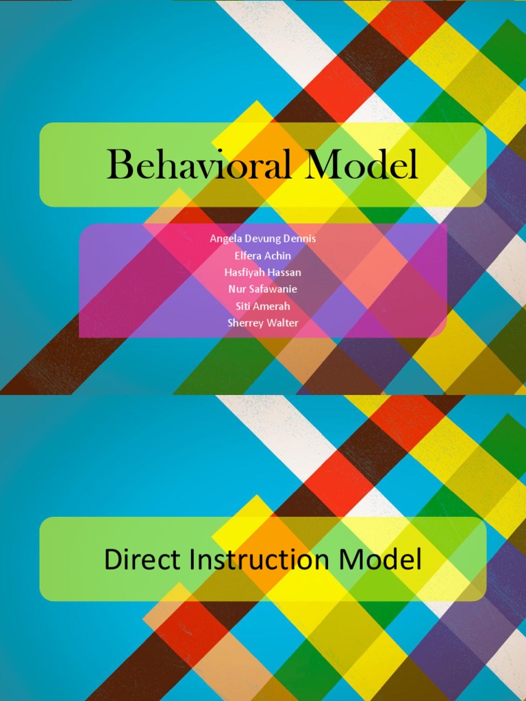 Behavioral Model (Combined) | PDF | Learning | Quality Of Life