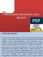 Penyusunan Instrumen