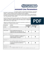 InstallShield Setup Parameters