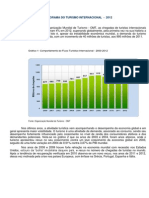 Estatisticas Indicadores Turismo Mundo 2012