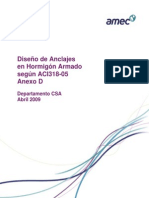 Amec - Guia - Aci318-05 Anexo D Pernos Anclaje