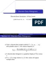 Section 4.2: Discrete-Data Histograms: Discrete-Event Simulation: A First Course