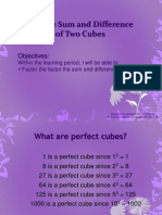 5 5 The Sum and Difference of Two Cubes