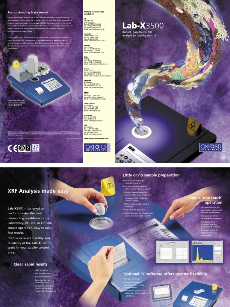 LabX3500 Brochure PDF PDF Reliability Engineering Analysis