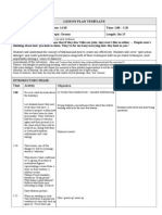 Year 7 Drama Lesson Plan 7 Week 1 Term 4