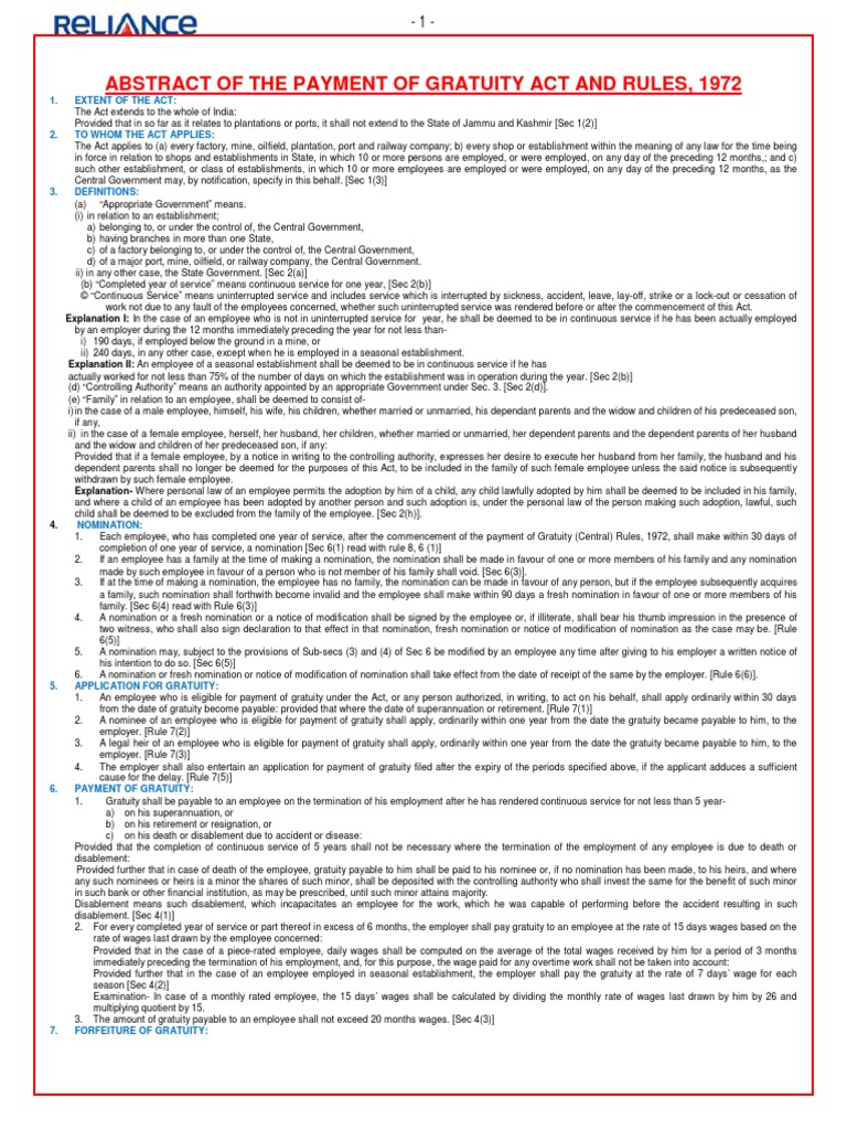 Abstract of Labour Laws PDF Overtime Employment