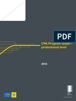 Cpa Program Guide Professional Level PDF