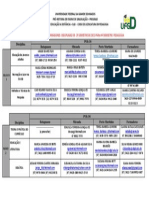 ALOCAÇÃO DE TUTORES E FORMADORES -DISCIPLINAS DO  2º SEMESTRE DE 2013 PARA 4º SEMESTRE  PEDAGOGIA