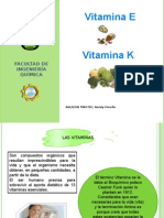 Vitamina E y Vitamina K