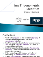 Sin Sec 1 Sec: Chapter 5 Section 2