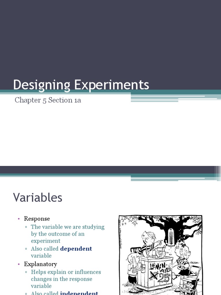 Chap. 5 Sec. 2a Notes | PDF | Confounding | Scientific Control