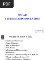 MSD608 Systems and Simulation