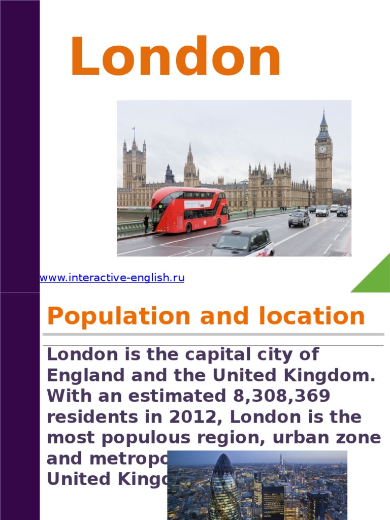 Overview of London: Culture and Landmarks | PDF