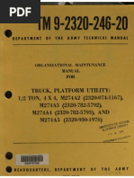 TM 9-2320-246-20 - M274 Mule Manual | PDF | Military