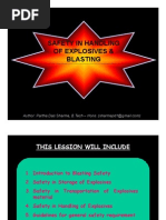 Download Safety in Handling of Explosives and Blasting by partha das sharma SN18235629 doc pdf