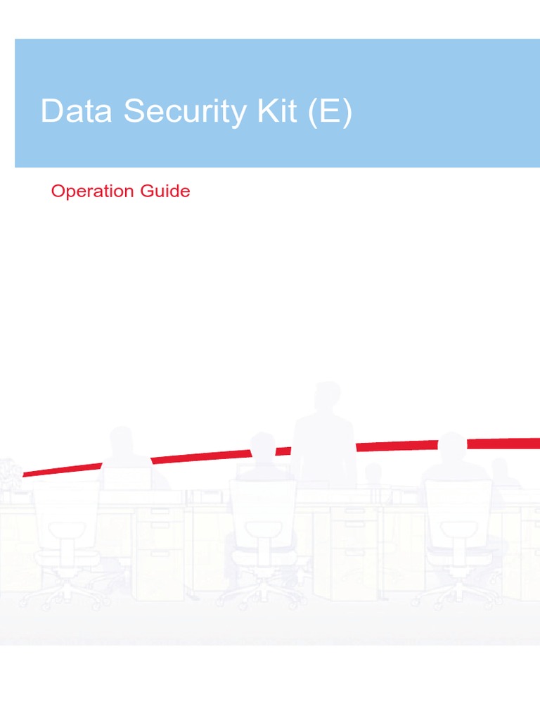 Data Security Kit (E) Installation Guide | PDF | Password | Key ...