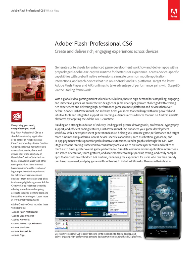 Fl Cs6 Wn 13 Pdf Adobe Air Adobe Flash