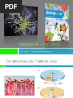 PPT4 - Constituintes da matéria viva