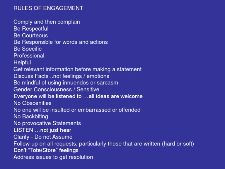 Rules of Engagement.ppt