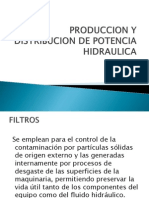 Produccion y Distribucion de Potencia Hidraulica