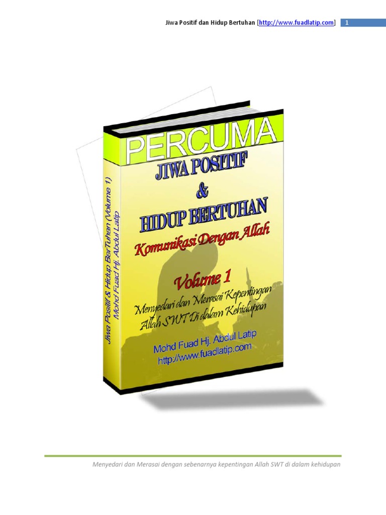 Jiwa Positif Dan Hidup Bertuhan Vol 1 Pdf