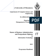 MBA IT 2013 Handbook PDF