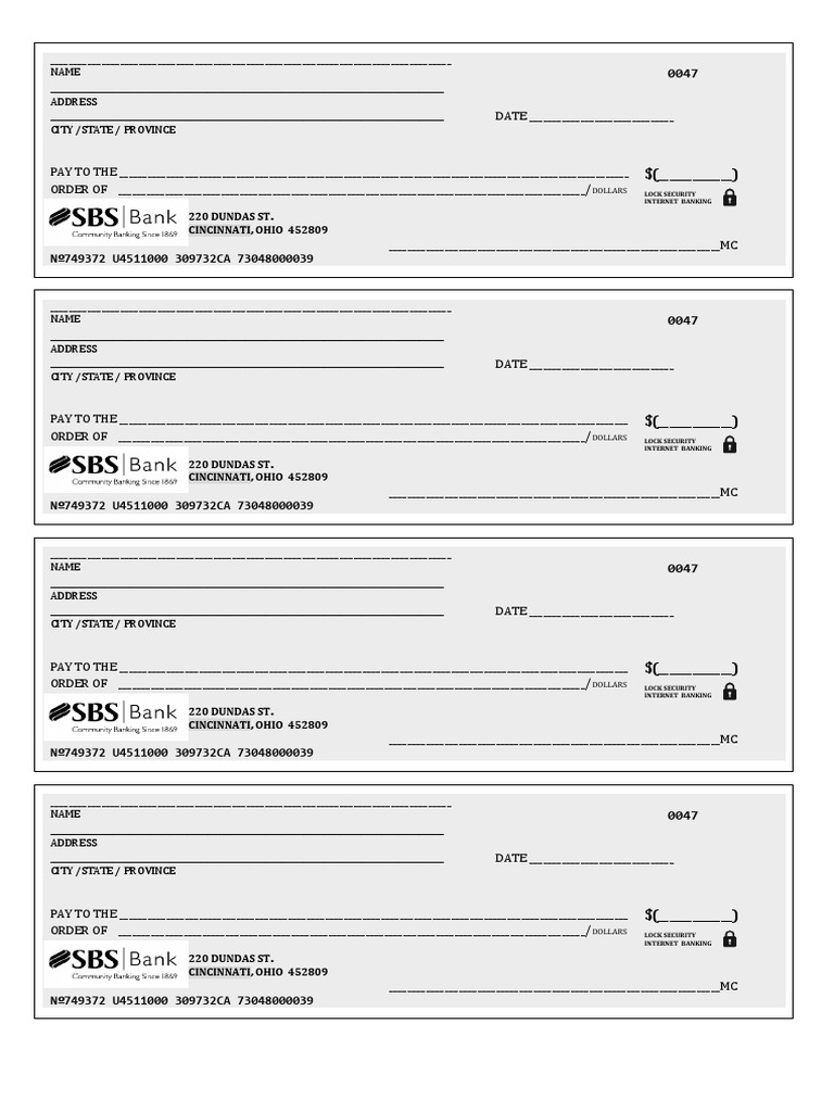 Lock Security Payment Document | PDF