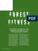 Outdoor Fitness Feature On Wild Forest Gym