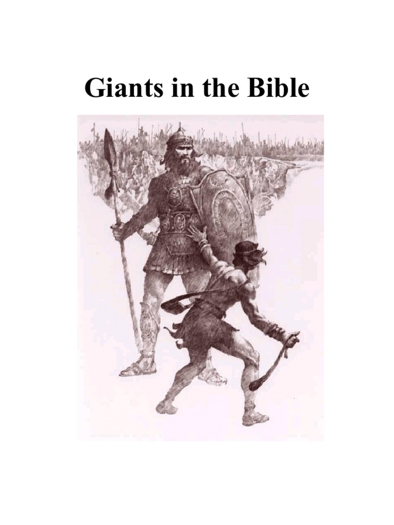 Giants in the Bible Philistines Goliath
