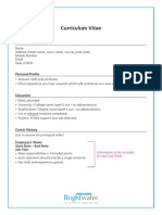 Cv Template