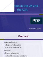 Education in The UK and The USA