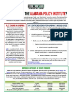 AL - Who Is Behind The Alabama Policy Institute