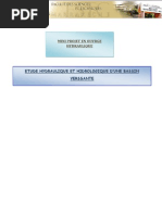 Etude Hydraulique Et Hydrologique D'une Bassin Versante PDF