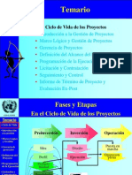 1 Ciclo de Vida de Los Proyectos