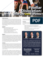 Patellar Dislocation: What You Kneed To Know.