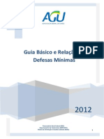 @relação de Defesas Mínimas Da PGF (2012)